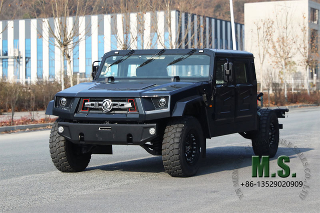 195Hp 4Tons of GVW Dongfeng 4x4 Off-road All-terrain M-hero Chassis_Cummins Engine Military Armored High Mobility Vehicle Chassis Independent Suspension Auxiliary-Supported Run-Flat Tire_Manufacturer