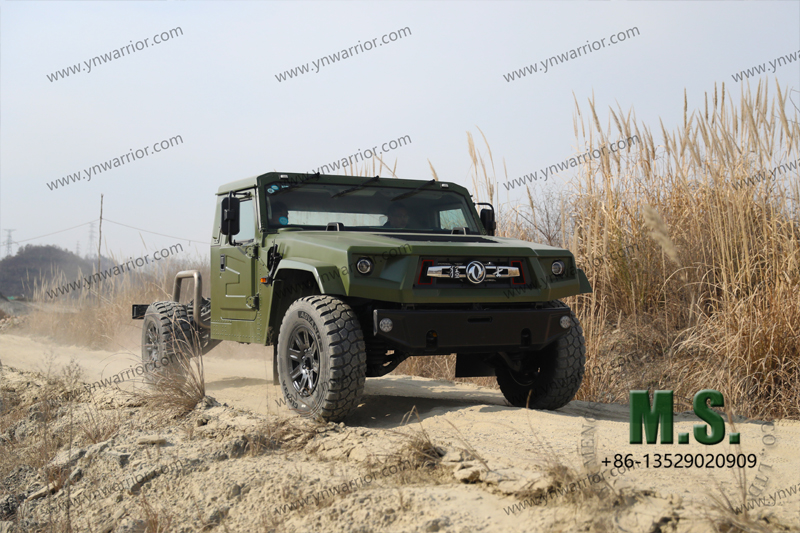 Dongfeng Mengshi 4x4 off-road chassis with cab for military vehicles