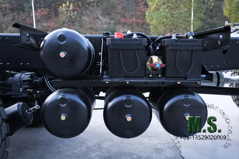 6x6 340-horsepower rolling chassis for bus air cylinder air brake