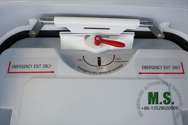 Dongfeng 6x6 off-road bus emergency top exit lock