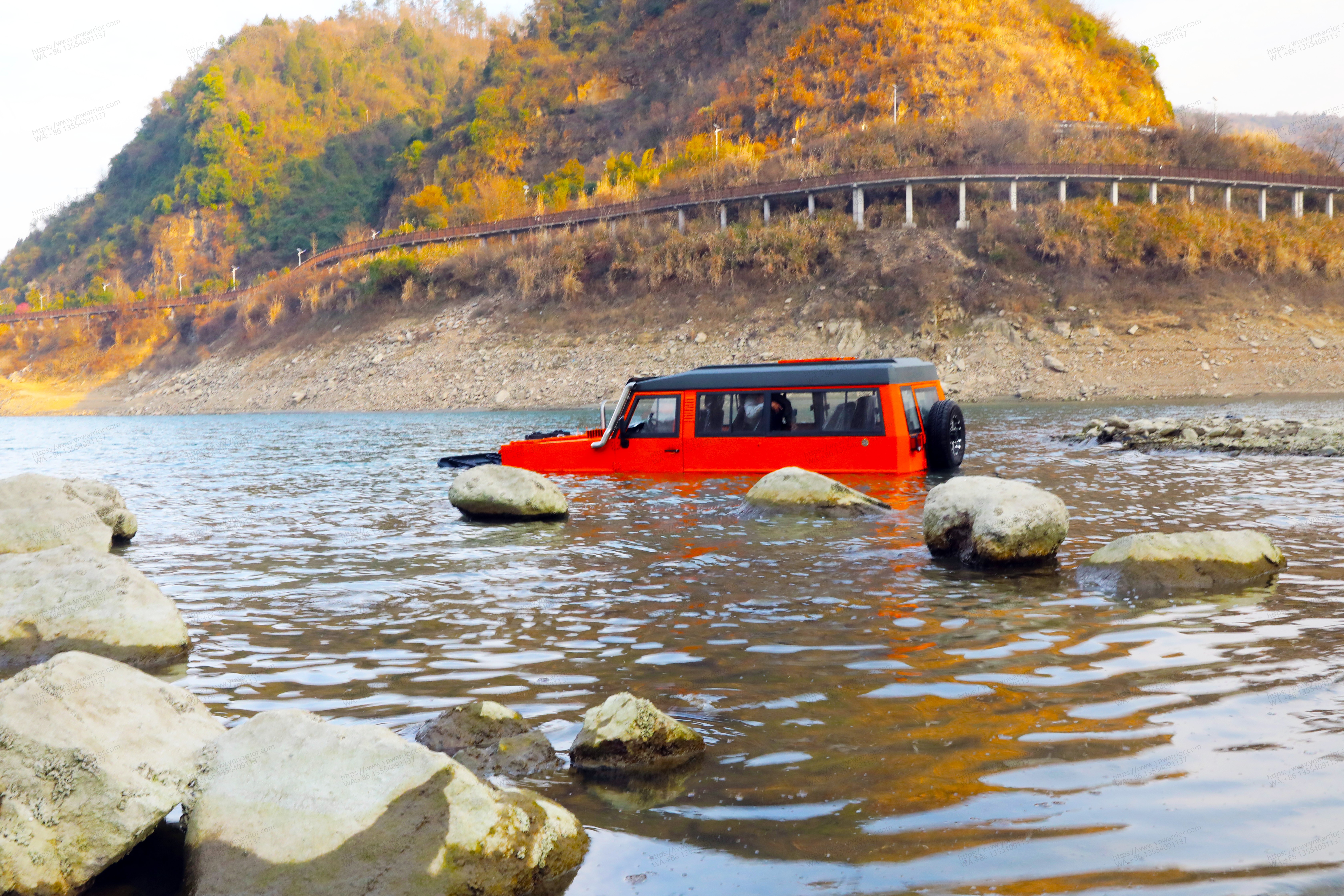 Chinese military amphibious vehicle