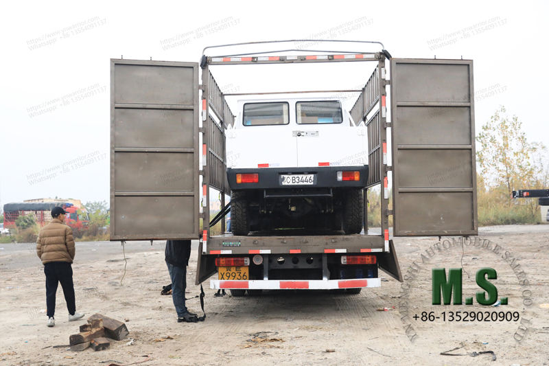 Iveco trucks loading into trucks