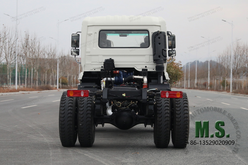 Dongfeng 4x2 off-road dump truck chassis rear