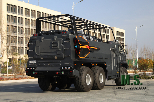 375-horsepower 30-ton Gross Weight 6x6 Massive Desert Cruiser Sightseeing Bus_Cummins Engine, Helical Gear 6-speed Transmission, Differential Lock, Rub Reducer, Desert Tyre_ Manufacturer Direct