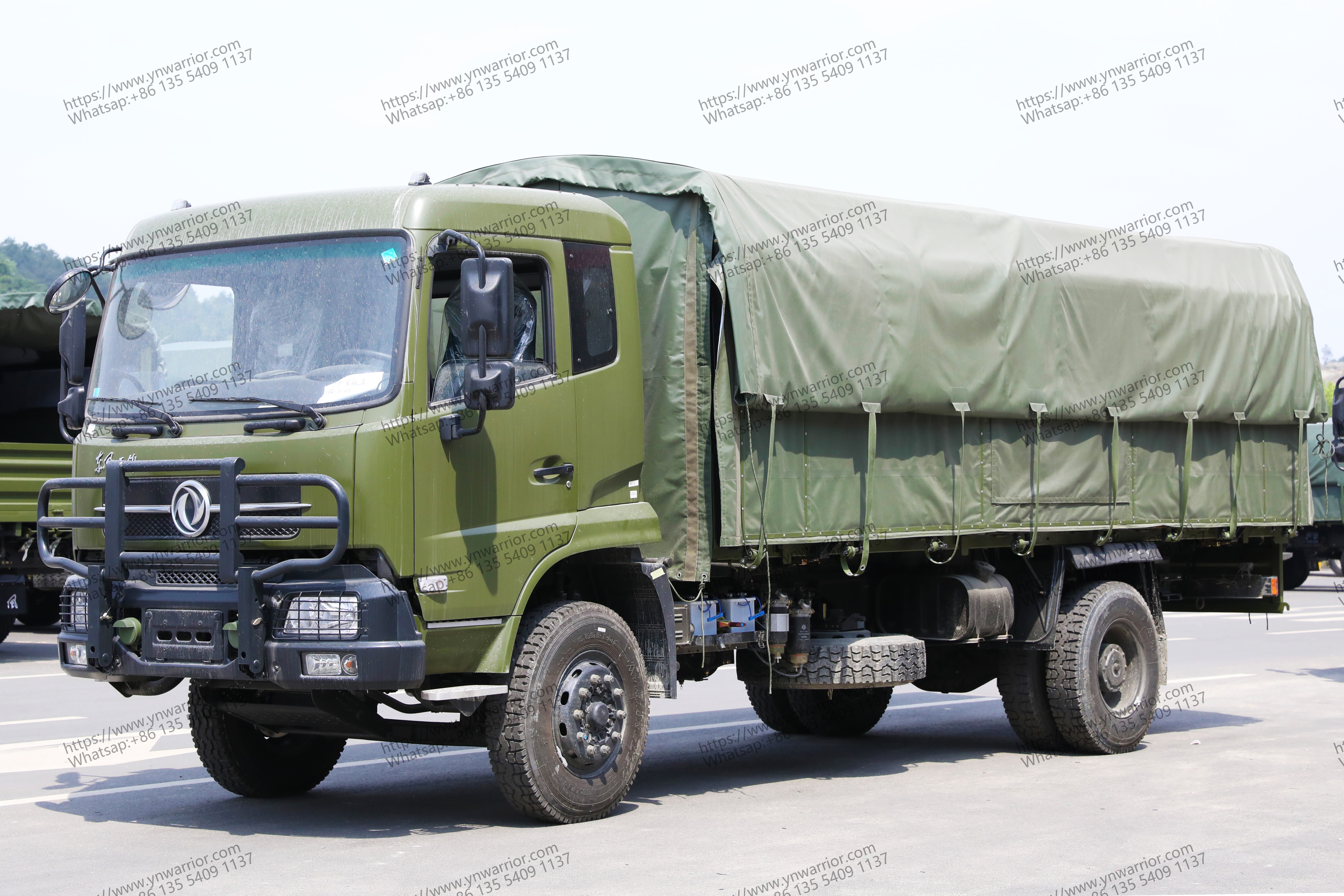 Dongfeng 4x4 troops truck with cannopy