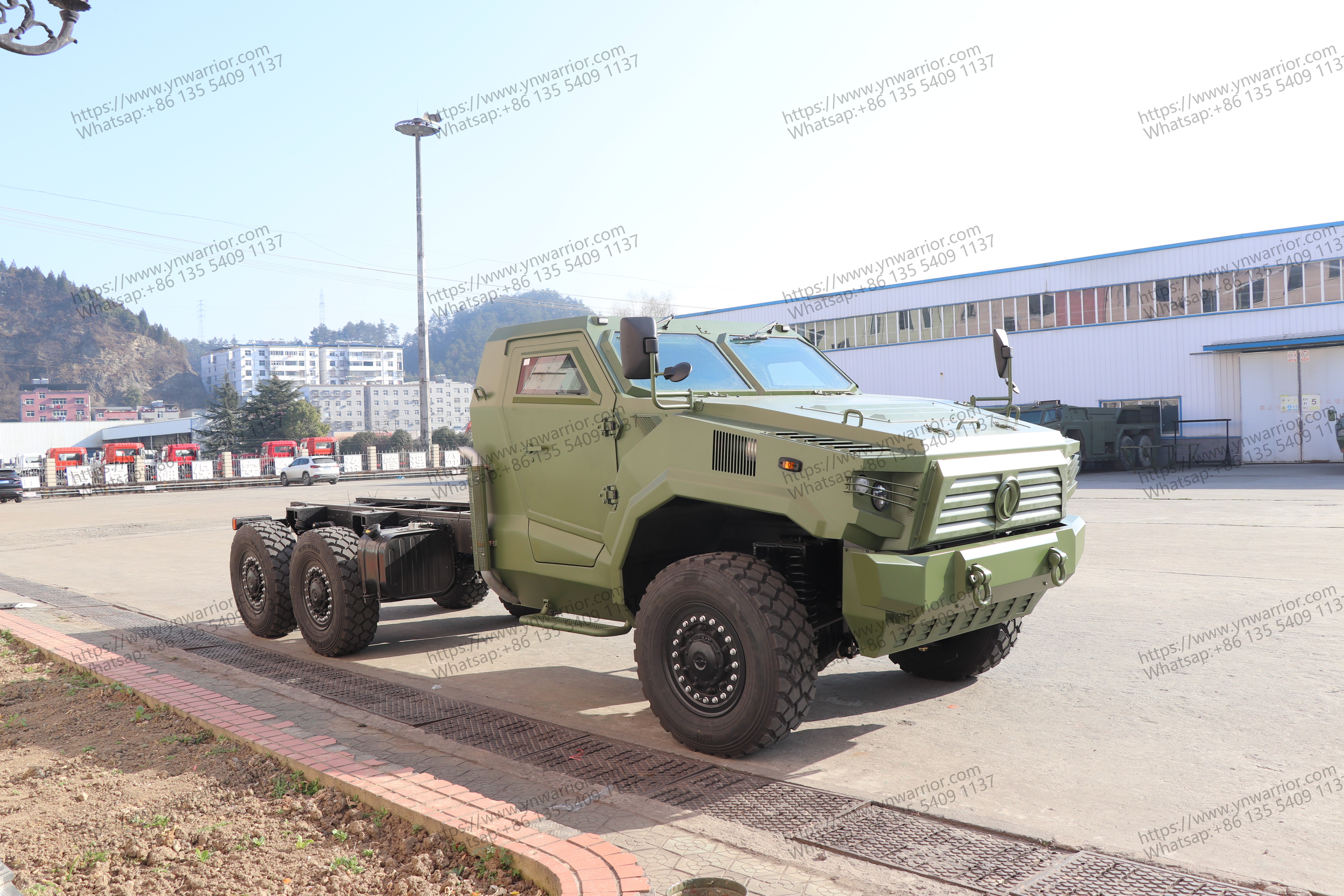 6X6 Independent suspension armored vehicle