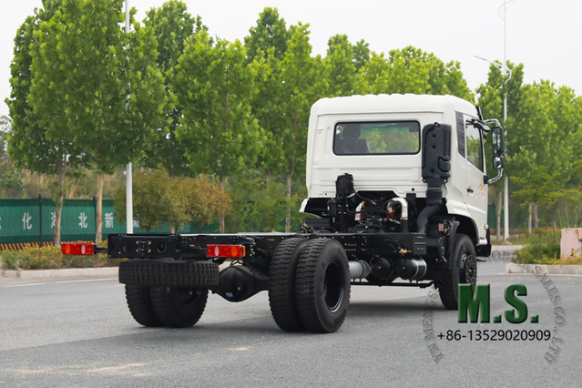 210-horsepower 15-ton Gross Weight Chassis with Cab of Dongfeng Cargo Truck_Customized Wheelbase, Cummins Engine, Air-conditioner, Spare Tyre, Good Price_Manufacturer Direct