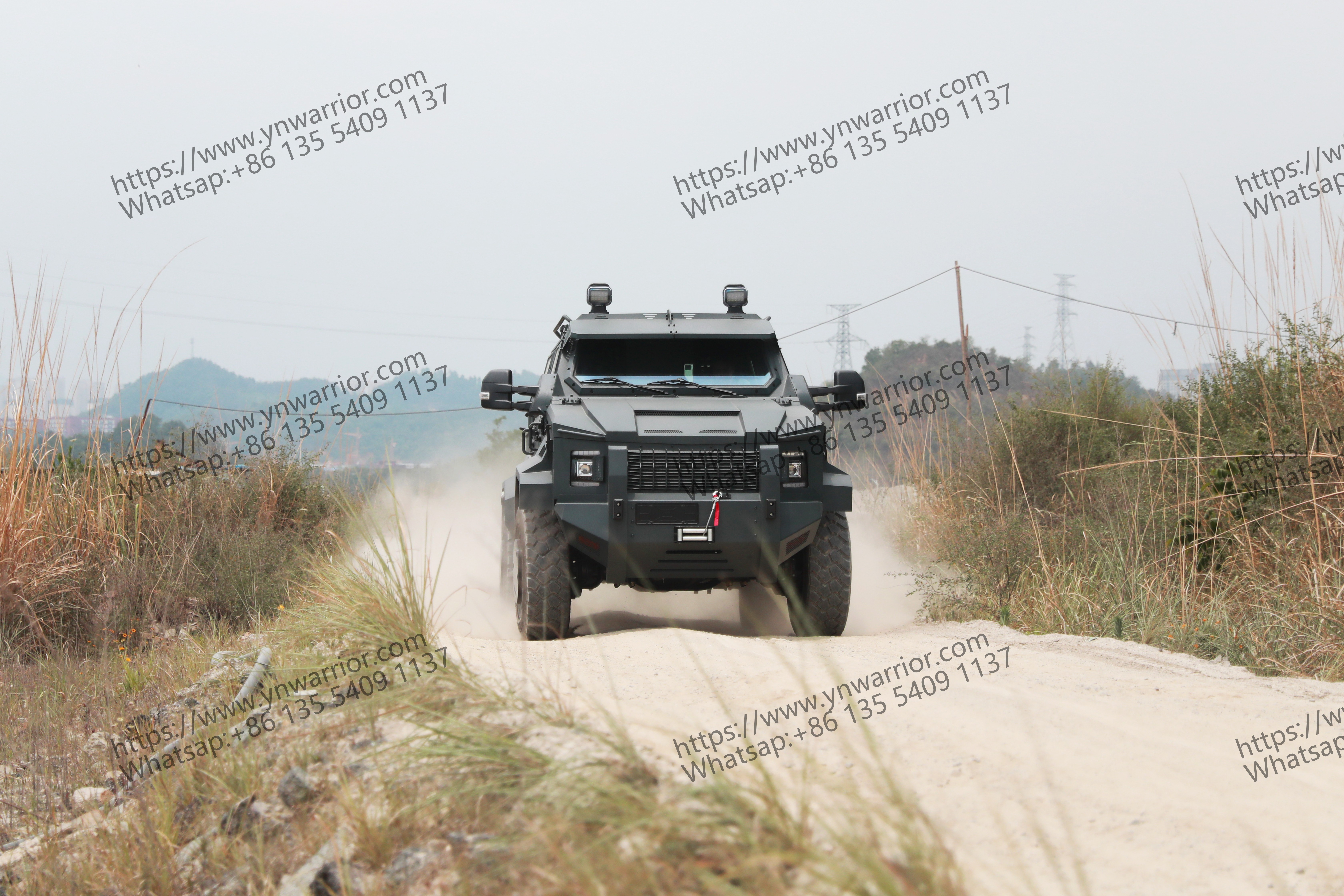 4x4 armored pick up automatic transmission part-time 4WD