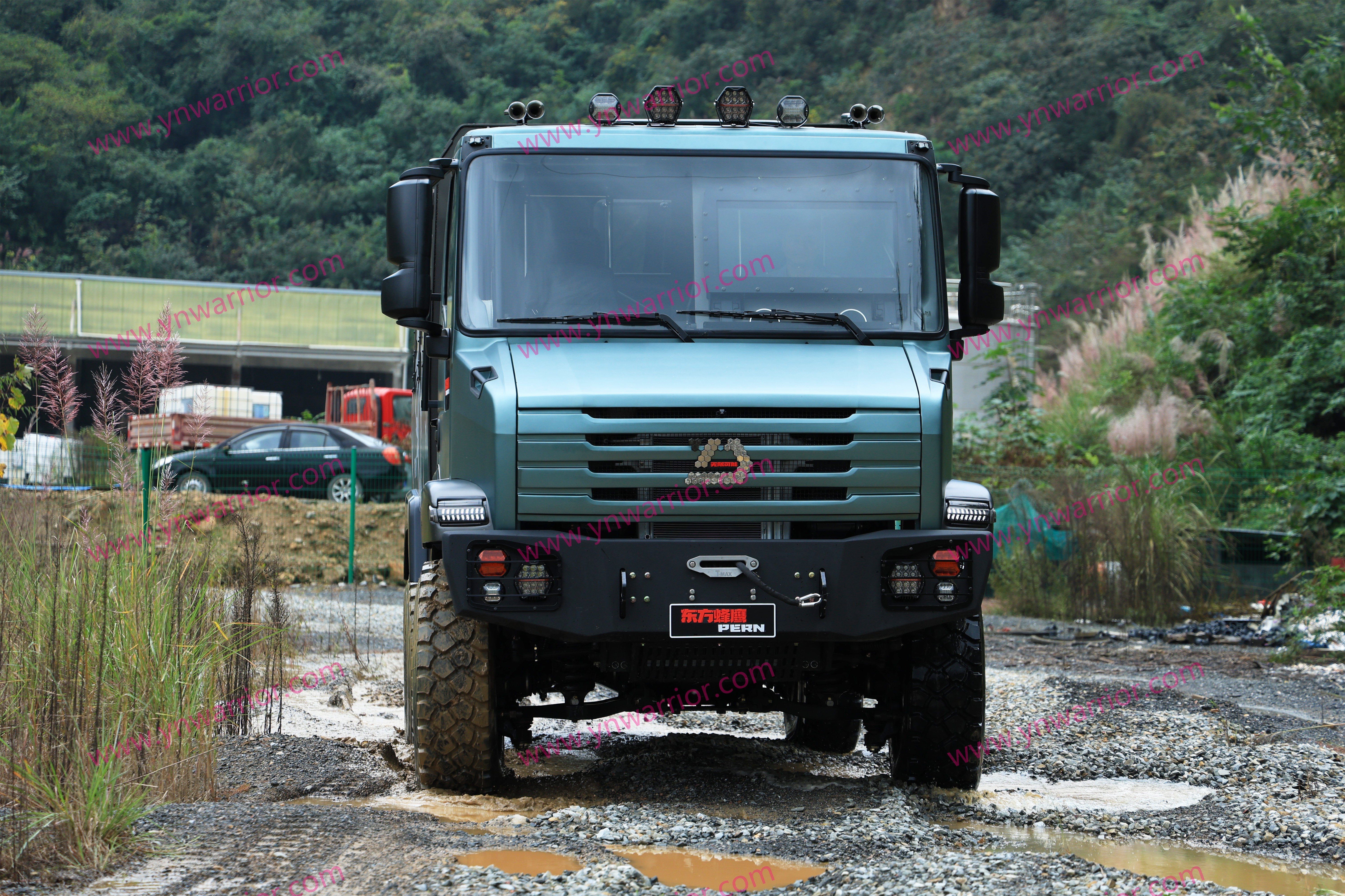 front independent suspension truck armored
