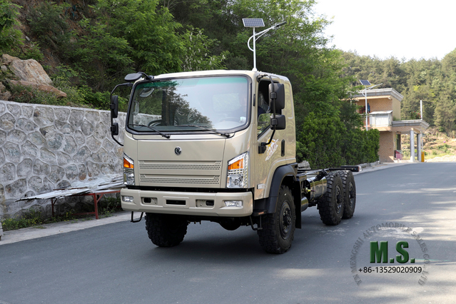 Dongfeng Six Drive Bobcat Off-road Truck Chassis_ 6*6 Popular Export Diesel Truck Chassis_ New Dongfeng Bobcat Dump Truck Chassis Exports