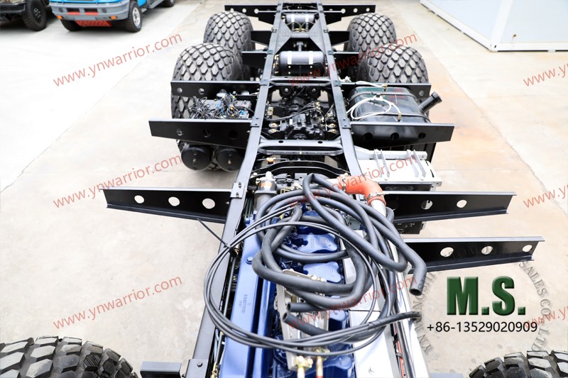 air brake 6x6 off-road massive rolling chassis
