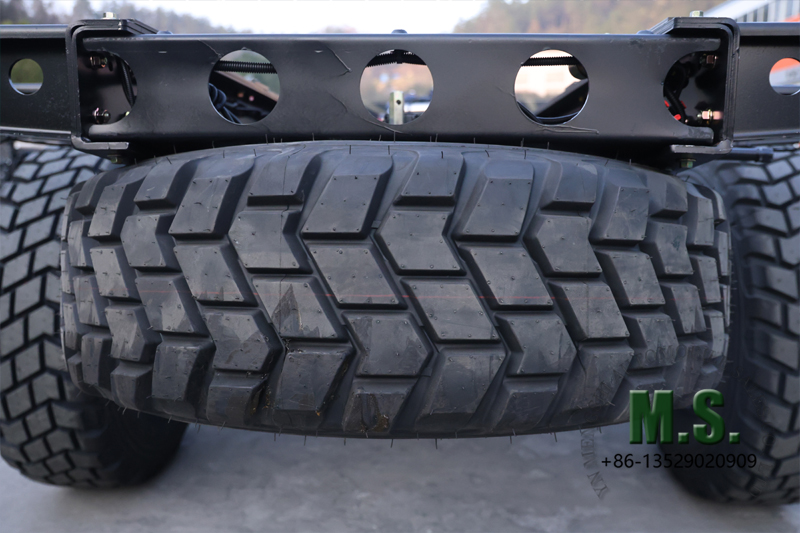 6x6 340-horsepower rolling chassis for bus off-road pattern tyre