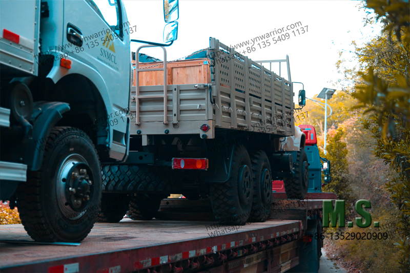 Chinese truck ready to ship out