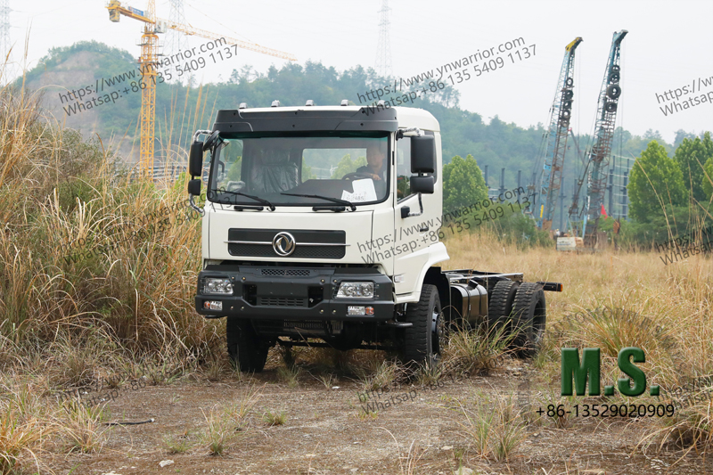 Dongfeng 4x4 customized wheelbase truck chassis