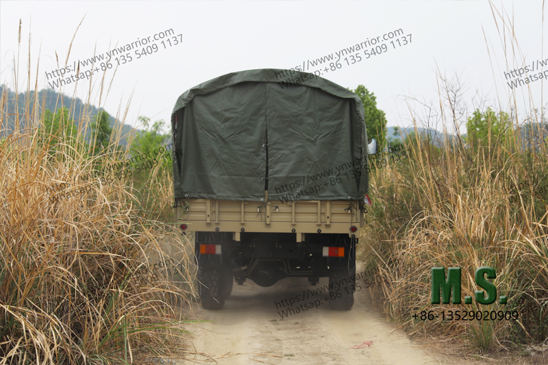 Dongfeng 6x6 truck, in wild
