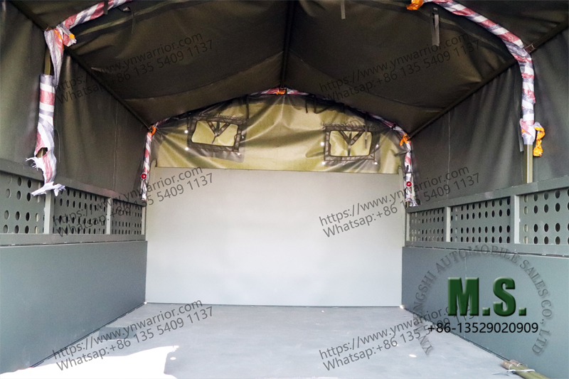 Chinese tarpaulin served in army