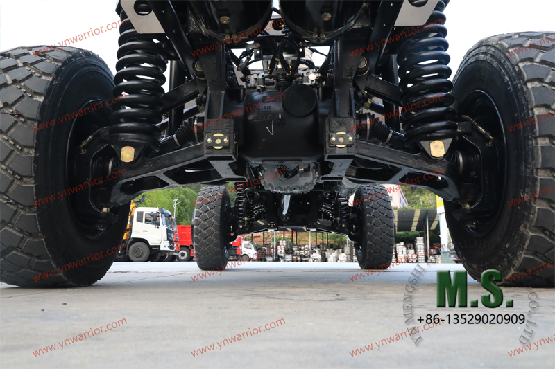 durable chassis details for 4x4 double wishbone independent suspension rolling chassis