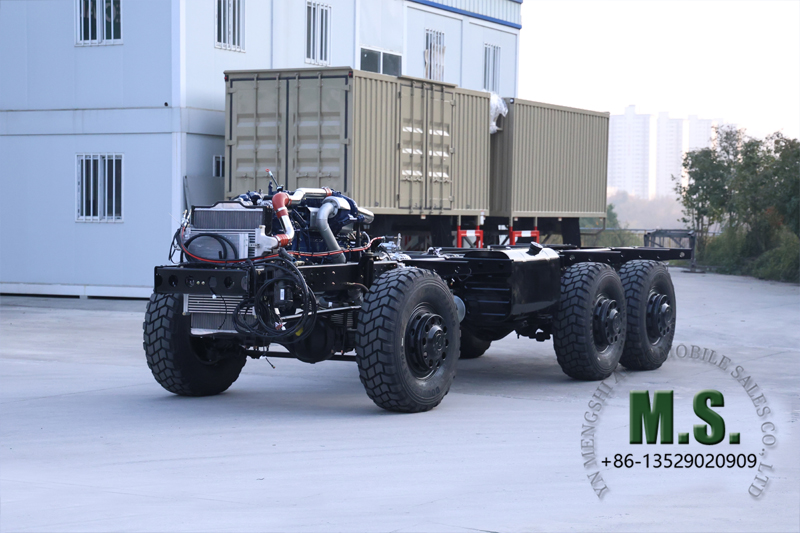 6x6 340-horsepower rolling chassis for bus Dongfeng