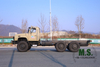 260-horsepower 26-ton Gross Weight 6x6 Off-road Dongfeng Truck Chassis with Cab_With PTO, Front Electric Winch, Mechanical Injection Cummins Engine, Protective Grid on Lights, for Drill Truck