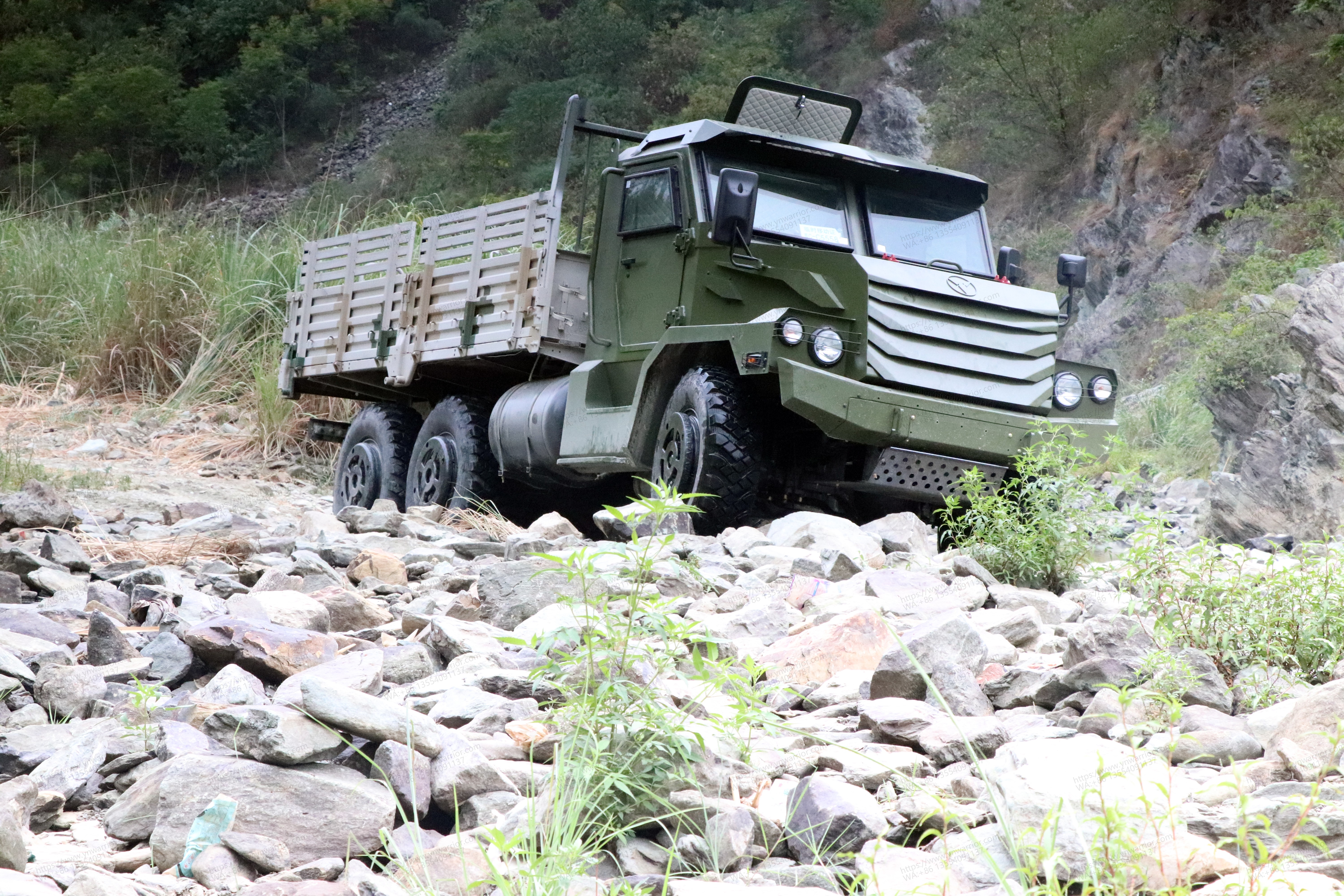 Chinese army filed truck