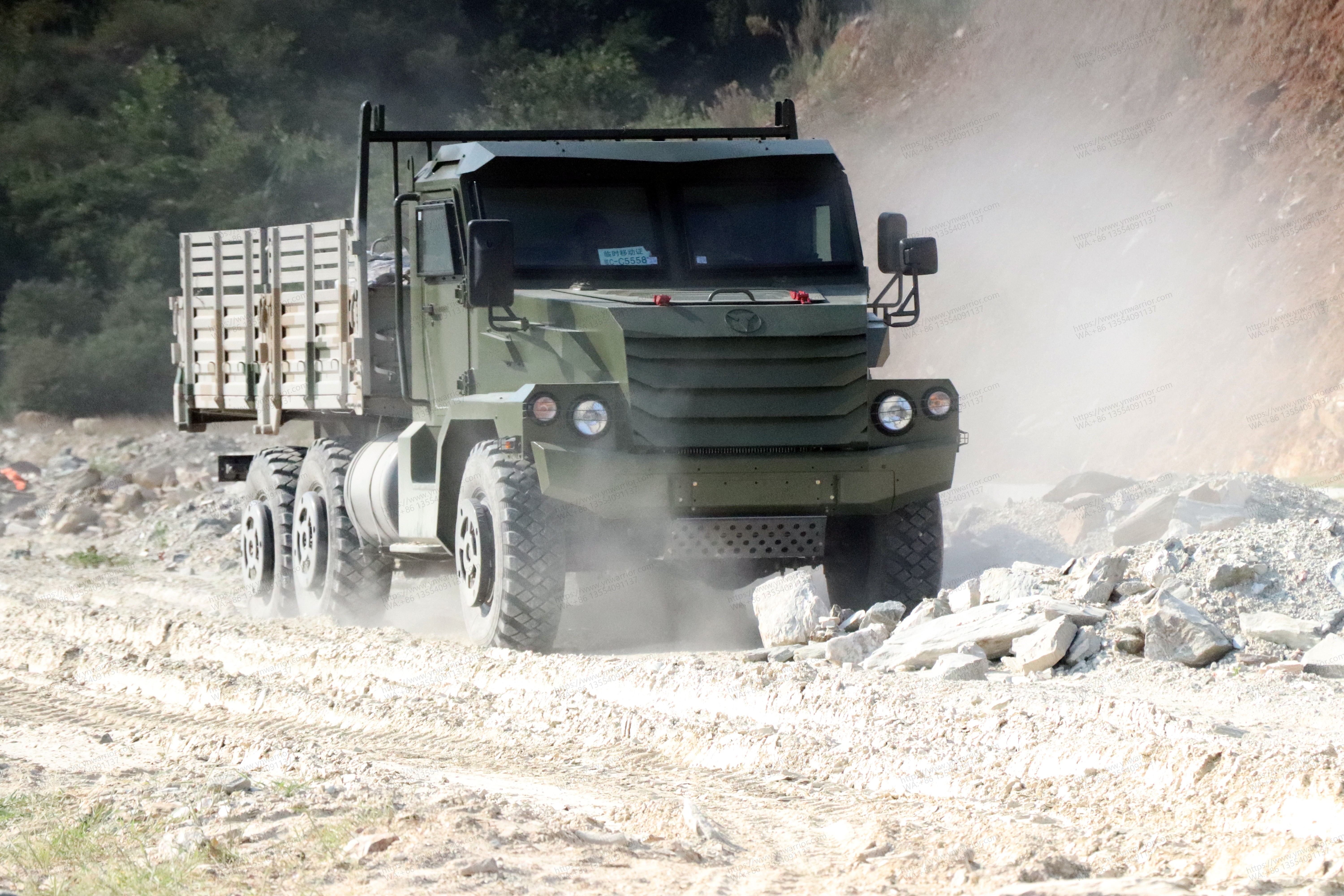 Chinese military-grade mining armored truck