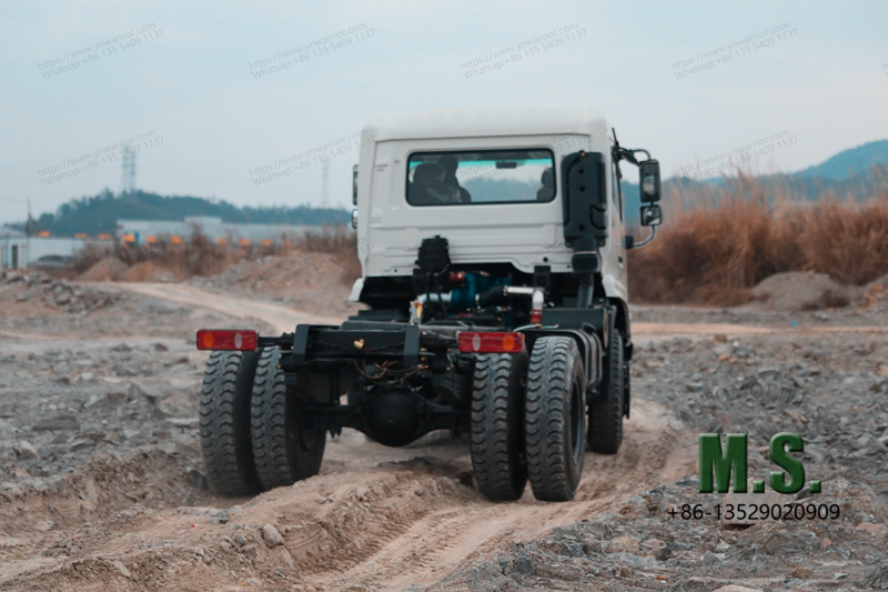 Dongfeng 4x2 dump truck chassis off-road