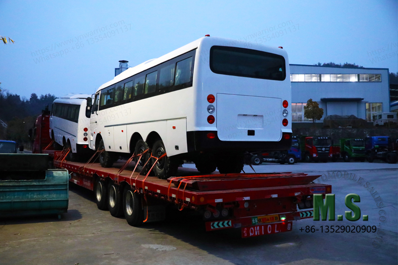 6X6 bus dispatched from factory