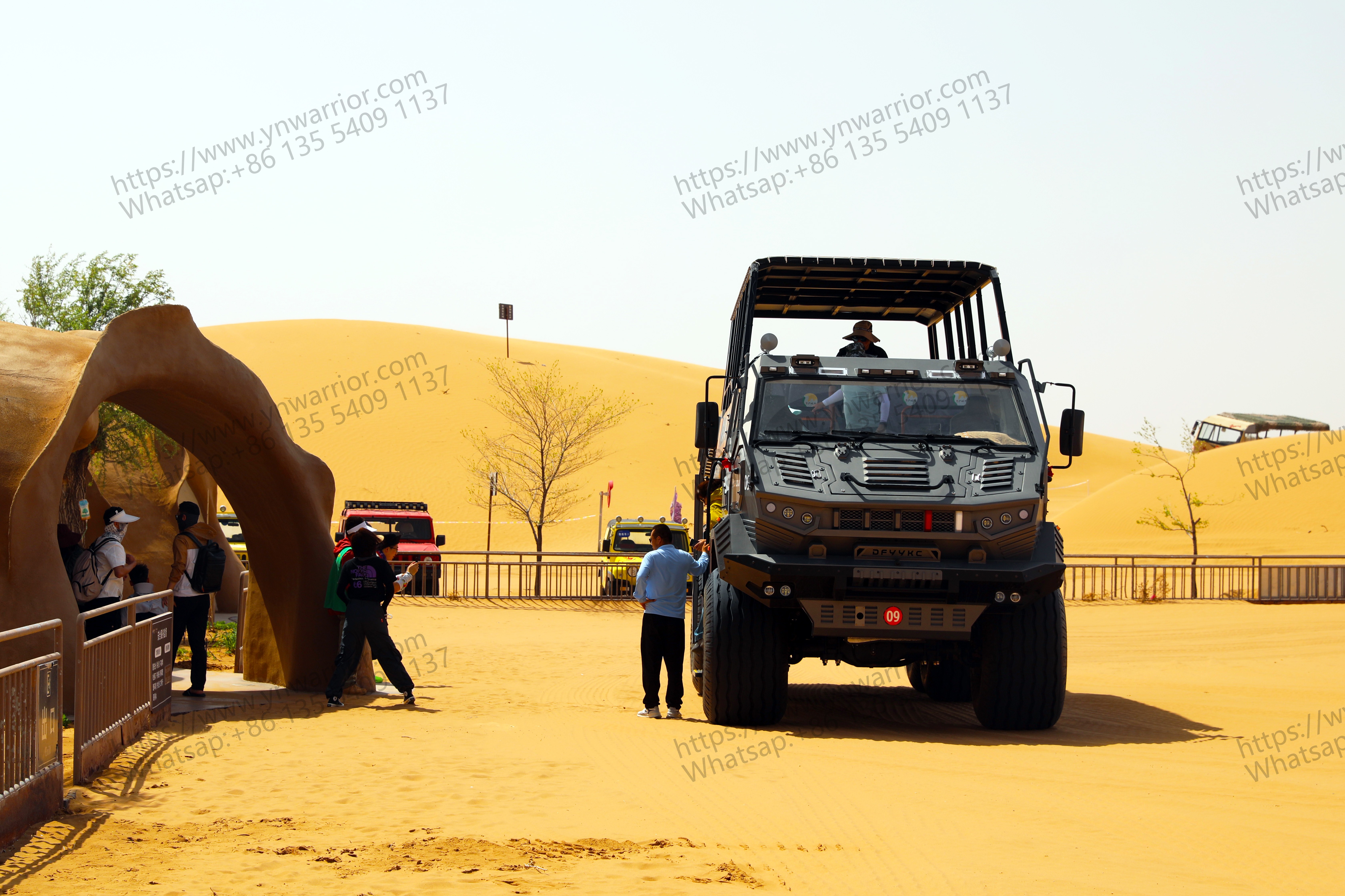 special vehicle desert cruiser bus fleet