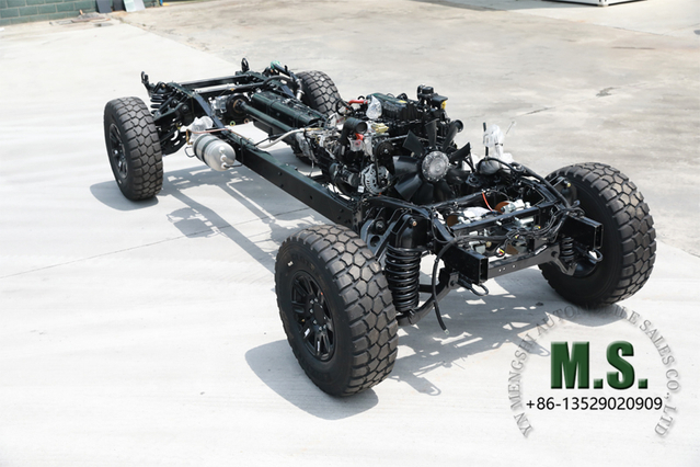 220-horsepower 6-ton Gross Weight Chinese Military Served Dongfeng Mengshi Rolling Chassis_Run-flat, CTIS, Automatic Transmission, Front And Rear Double Wishbone Independent Suspension