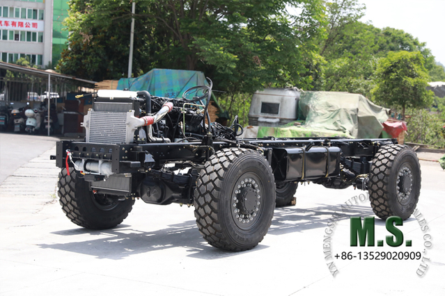 330-horsepower 18-ton Gross Weight 4x4 Off-road Rolling Chassis for Armored Vehicle_Allison Automatic Transmission, Military Cummins Engine, Electric Winch, Differential Lock_Manufacturer Direct