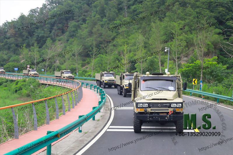 Dongfeng truck fleet high speed