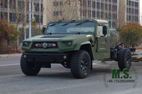 195-horsepower 6-ton Gross Mass Dongfeng Mengshi 4x4 High-end Off-road Chassis with Cab_CTIS, Front And Rear Double Wishbone Independent Suspension, Euro-6 Cummins Engine, Military Quality_Factory