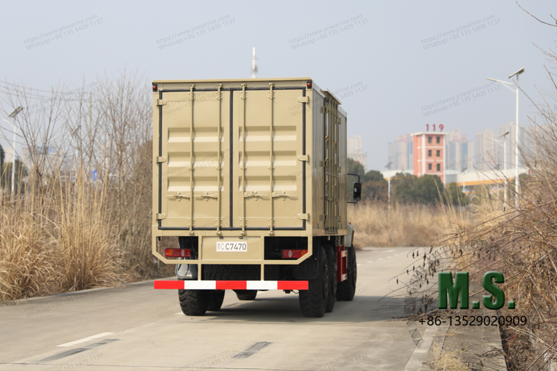 Dongfeng van type truck rear doulbe door