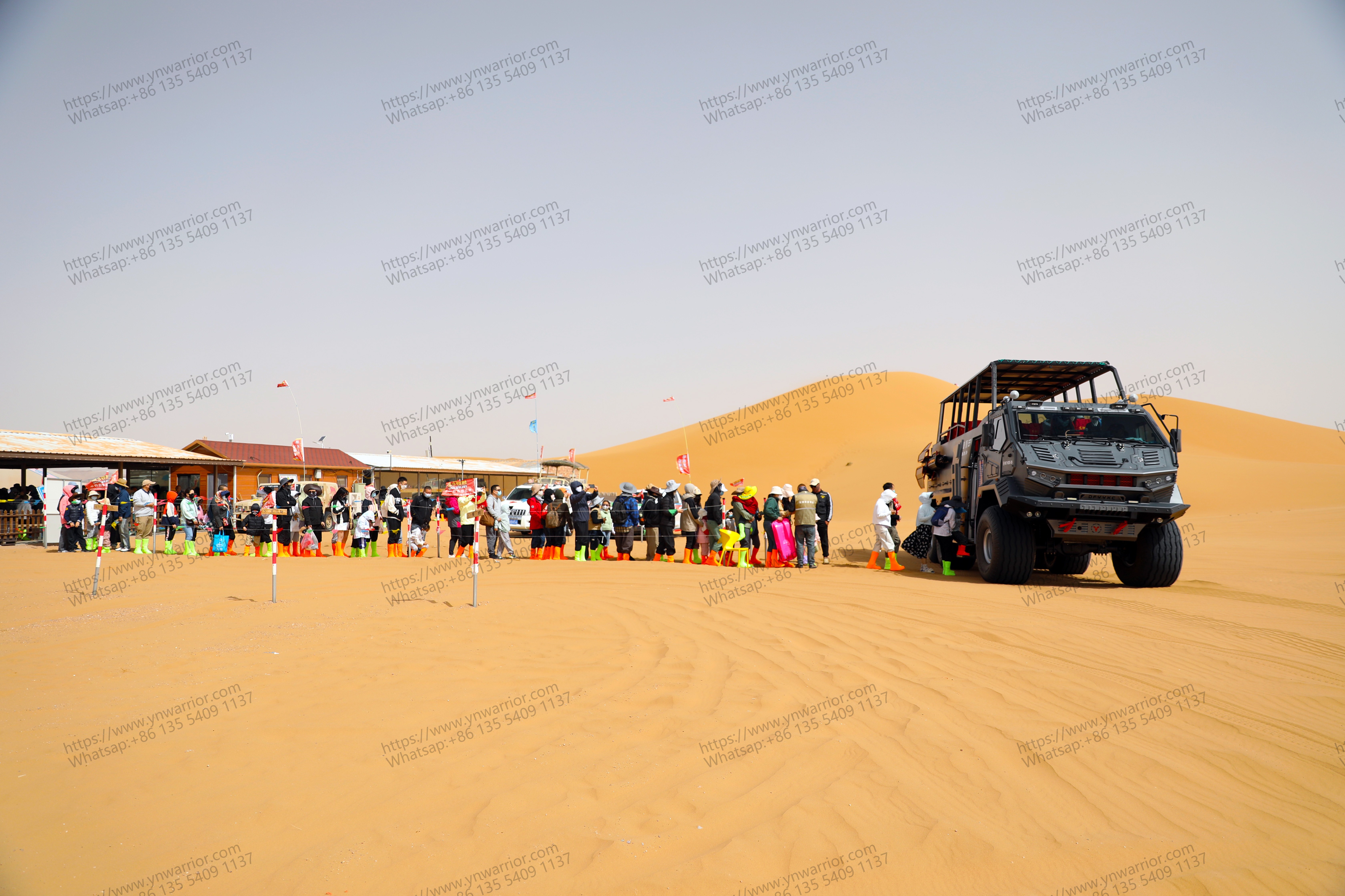long shot desert cruiser bus