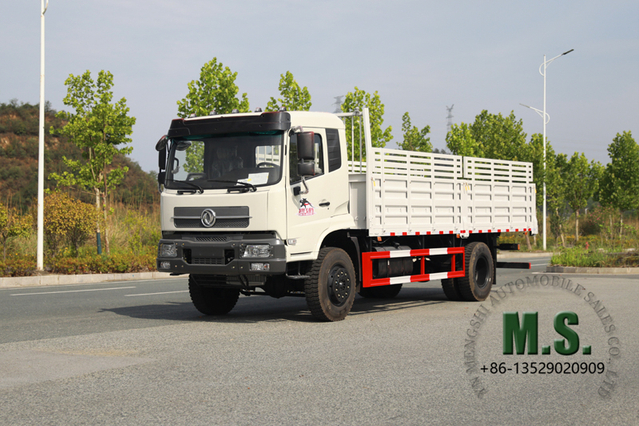 210-horsepower 15-ton Gross Weight Dongfeng Cargo Truck Extended Cargo Box_Customized Wheelbase, Cummins Engine, Air-conditioner, Spare Tyre, Good Price_Manufacturer Direct