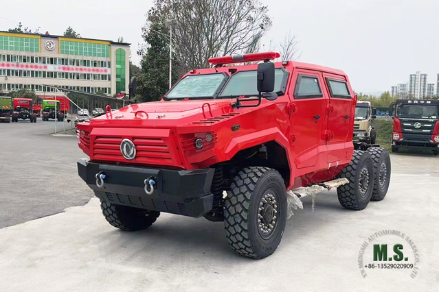 300hp Dongfeng Six-wheel drive Double Row EQ5096MCTSS Protective Chassis_6WD Type II chassis upgrade Version_Dongfeng 6×6 protective armored vehicle Export Special Vehicle