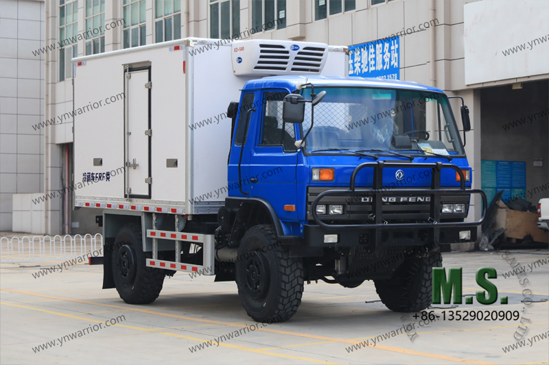 dongfeng 4x4 refrigerator truck 7-ton gross weight