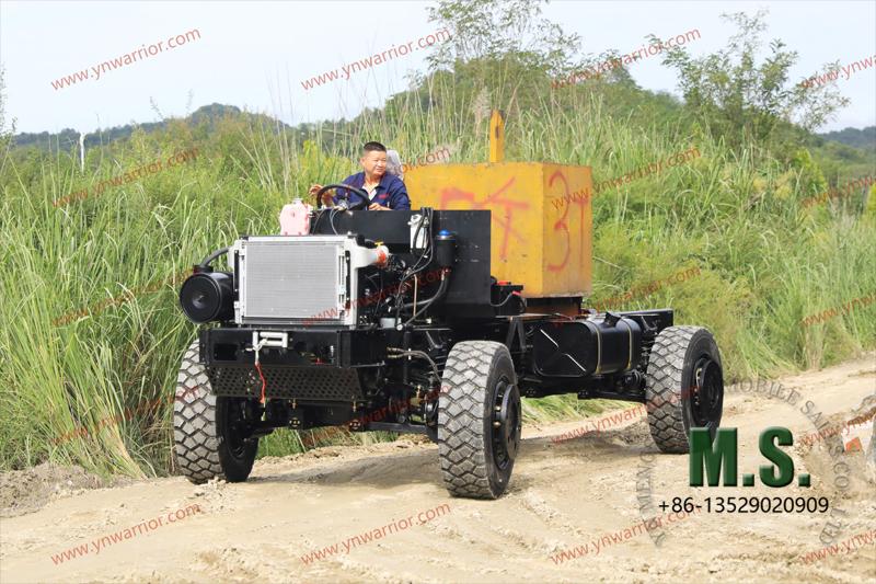 330-horsepower military cummins engine rolling chassis