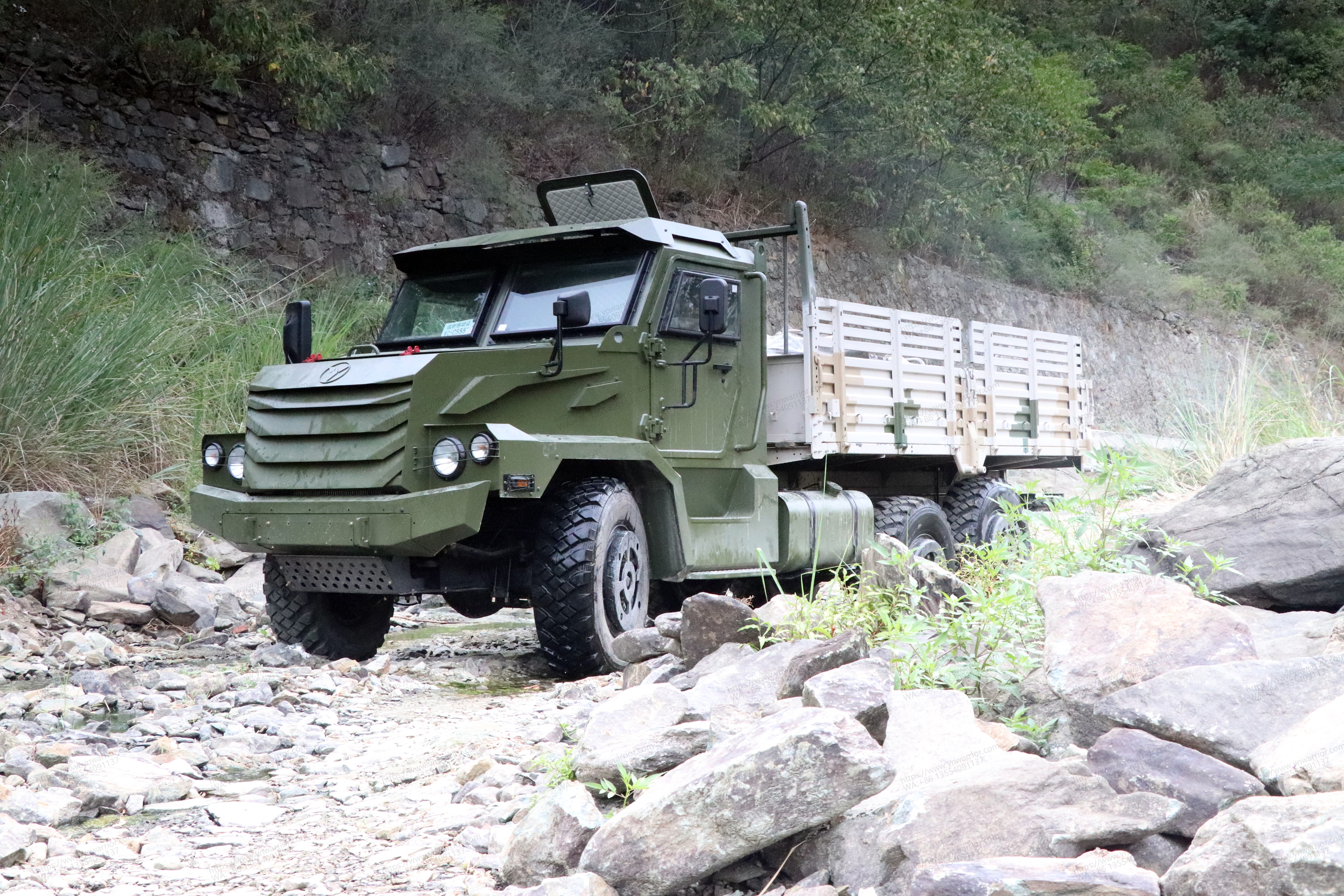 Chinese army filed truck anti-bullet