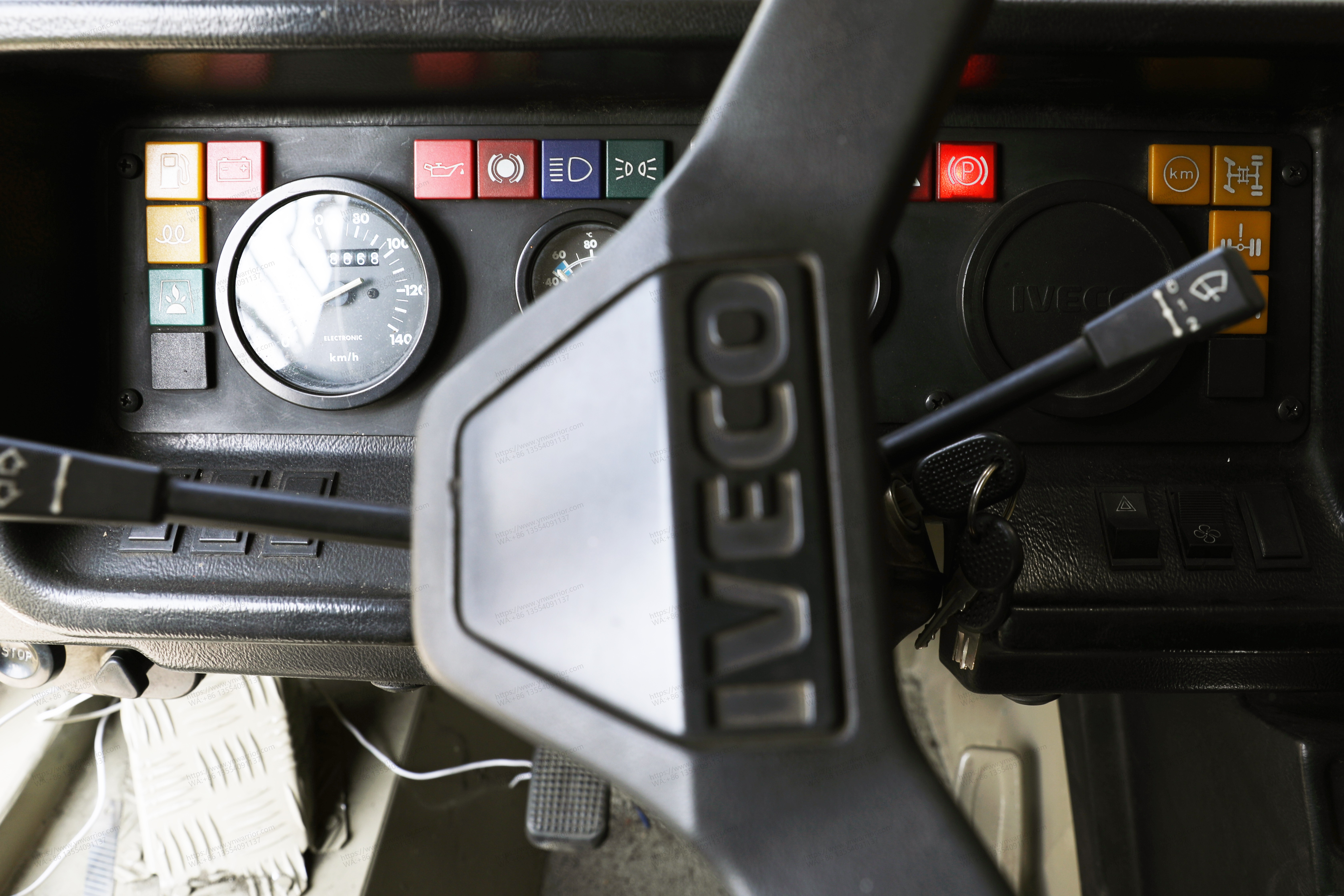 Chinese 4x4 off-road IVECO RV dashboard