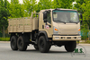 6×6 Gray Flat‑Cab Off‑road Truck EQ2082