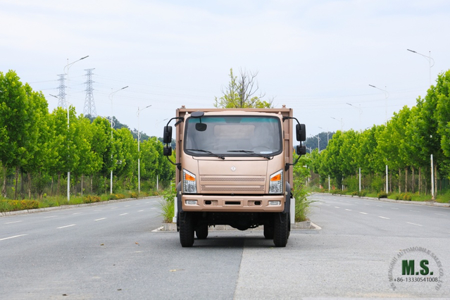 Heavy Duty 4×4 Flathead Dump Truck with Excellent Off-Road Performance