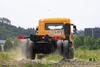  4x2 Yellow flathead truck chassis" 