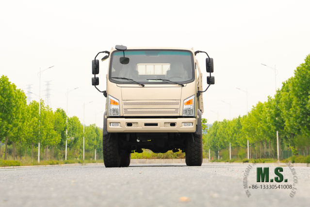 6×6 Gray Flat‑Cab Off‑road Truck EQ2082