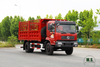 Extended 4×2 grid stake dump truck equipped with 210HP Weichai engine for heavy cargo transportation.