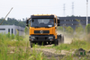  4x2 Yellow flathead truck chassis" 