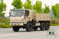 6×6 Gray Flat‑Cab Off‑road Truck EQ2082